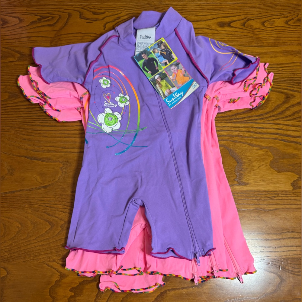 SunWay UV Protection Swimwear Sz 2 (6-18months)